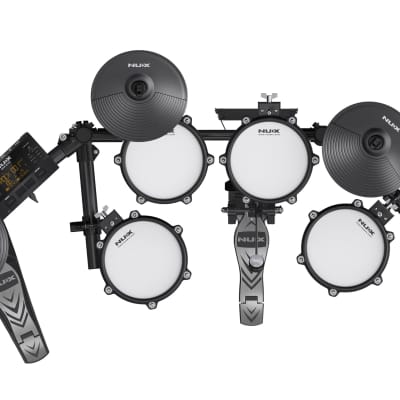 NuX DM-210 Electronic Drum Set - Mesh Heads, dual zone image 2
