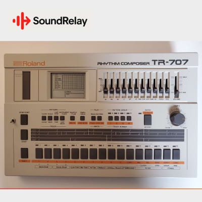 Roland TR-707 - Rhythm Composer Classic - Manual Included - Tested