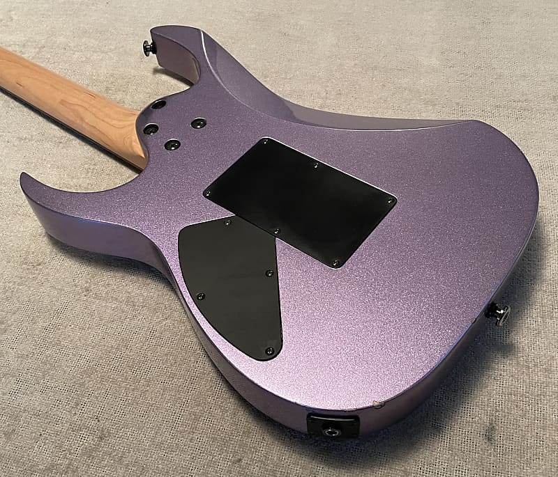 2001 Ibanez RG470 Titanium Ice / Purple Metallic Floyd Rose LO-TRS