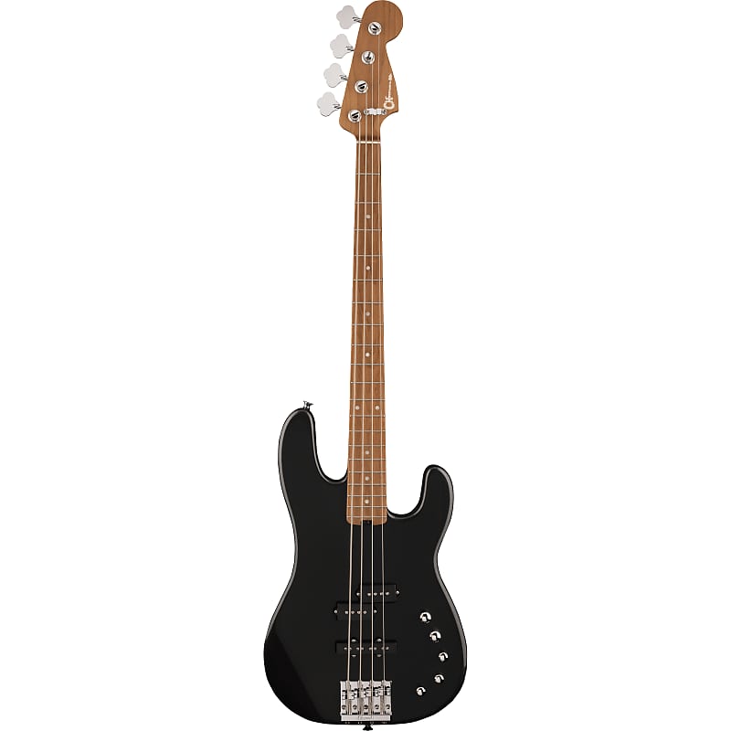 Charvel Pro-Mod San Dimas Bass PJ IV, Metallic Black image 1
