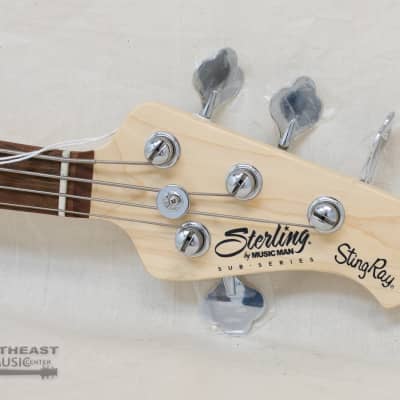 Sterling by Music-Man SUB Series Ray 4 Bass Guitar - Vintage Cream image 5