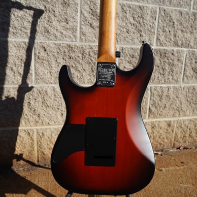 Schecter CUSTOM SHOP USA Sunset Custom-II HSS Tiger Eye Satin 6-String w/Case (2024) image 13