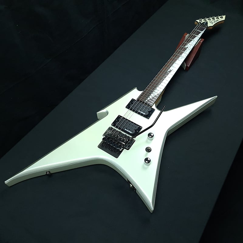 B.C. Rich Ironbird Limited Edition 2008 Pearl White w/ Silver Bevels Made  in Korea Floyd Rose