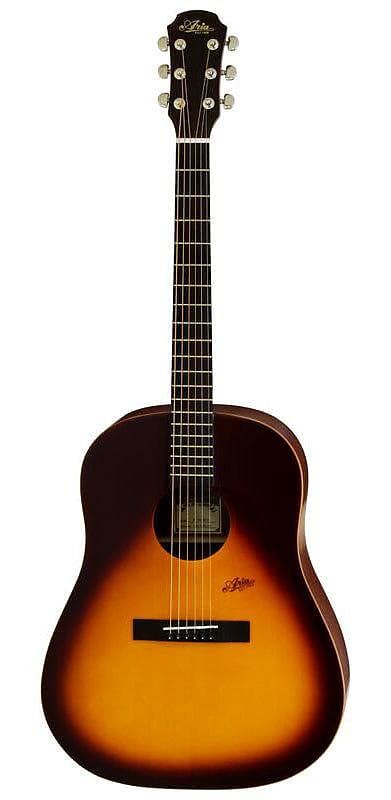 Aria MF240 Mayfair Series Dreadnought Acoustic Guitar in Matt Tobacco Sunburst image 1
