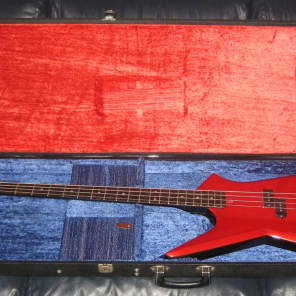 LOWER PRICE! Westone Raider I w/ohsc One of a kind custom factory build LEFTY p-bass explorer style image 1