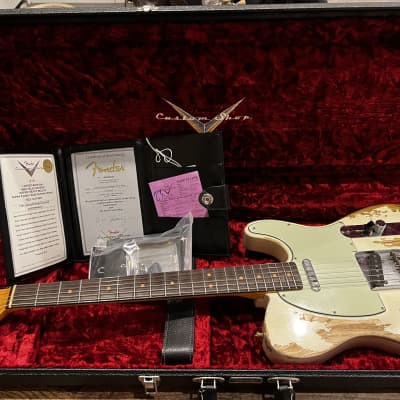 Fender Limited Edition Custom Shop 2019 - Super Faded/Aged Olympic White image 5