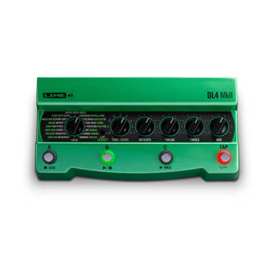 Line 6 DL4 MkII Little Green Time Machine Delay Modeler Guitar Effects Pedal image 1