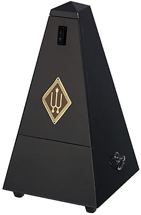 Wittner Metronome. Wooden. Black Matt Silk W806M image 1