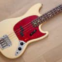 1967 Fender Mustang Bass Vintage Short Scale Bass Olympic White, 100% Original w/ Case