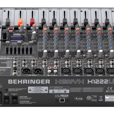 Behringer Xenyx X1222USB 16-Input Mixer with USB and Effects image 3