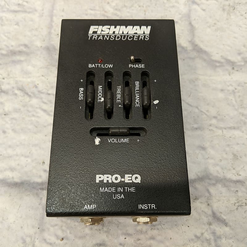 Vintage Fishman ProEQ Preamp Made in USA Reverb