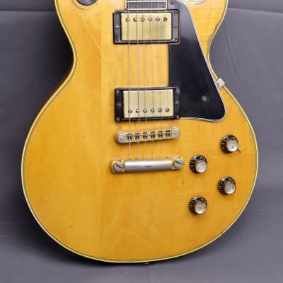 RARE Vintage 1976 Gibson Les Paul Custom Natural +OHSC LP 1970s image 2