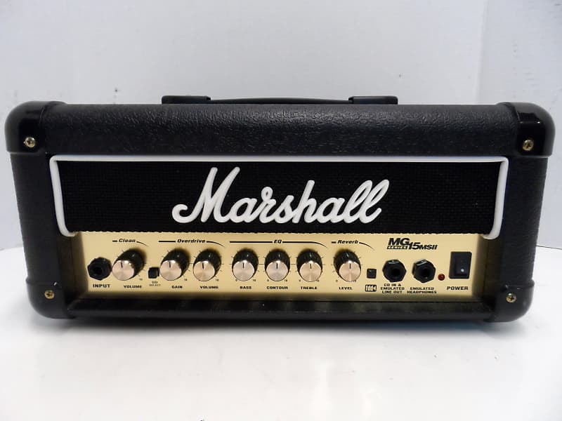 Marshall MG15MSII MG15 MSII LEAD MG 15 MS II Watt Guitar Head Amp Amplifier  MINI MICRO Stack Vintage