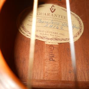 1962/1963 Guild Baritone Ukelele-Natural-HSC- The only one ever produced with a Spruce top image 8