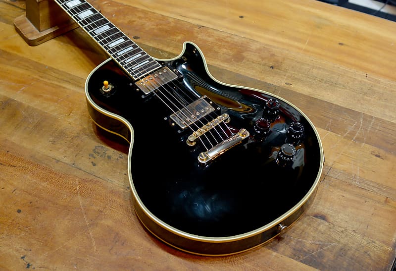 Epiphone Japan Lea Paul Custom Ebony 1991'