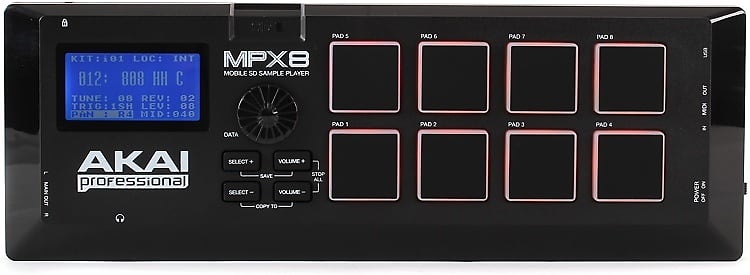 Akai Professional MPX8 SD Sample Pad Controller image 1