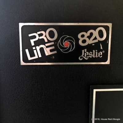 Vintage Leslie Pro-Line 820 Solid State Amp with Leslie Combo Preamp III and Cable image 14