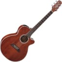 Takamine EF261SAN 6 String Acoustic Guitar with Solid Cedar and CT4B II Preamp - Gloss Satin