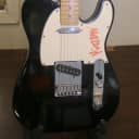 1989 USA Fender American Standard Telecaster Electric Guitar Black Signed By Mick Jagger COA