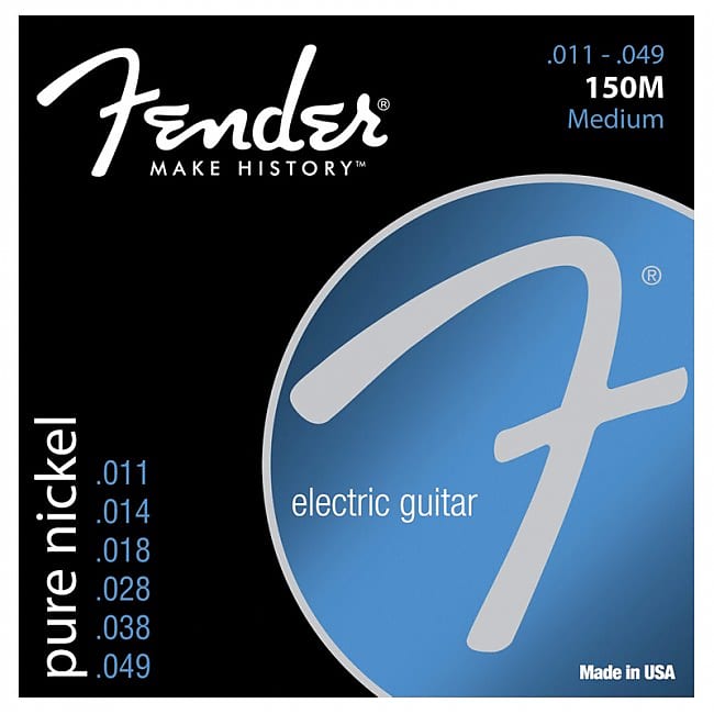 FENDER 150M Original 150s Medium 011-049 Saiten für E-Gitarre. Pure Nickel Wound image 1