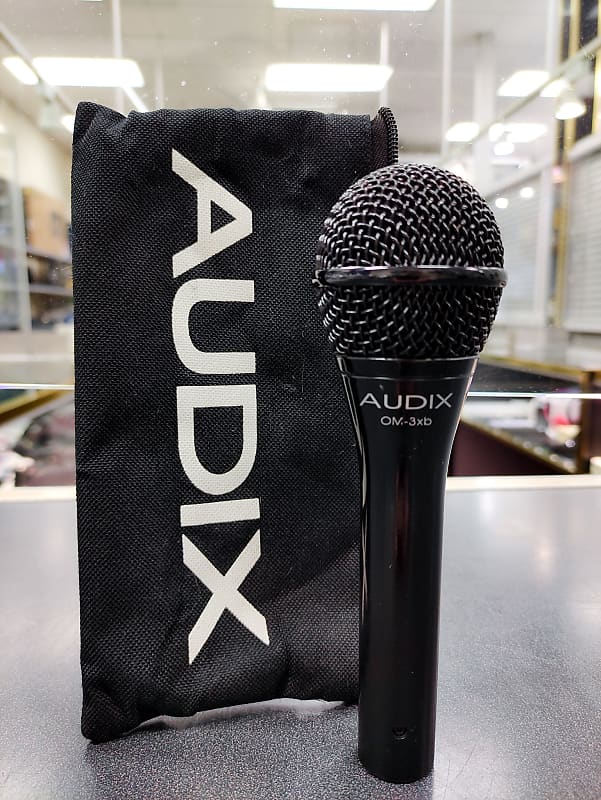 Audix OM-3xb Handheld Hypercardioid Dynamic Microphone - Black image 1