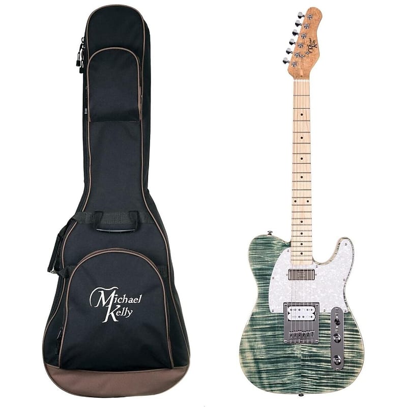 Michael Kelly Mod Shop '55 Electric Guitar, Seymour Duncan, Roasted Maple Fingerboard, Blue Jean Wash, with Gig Bag image 1