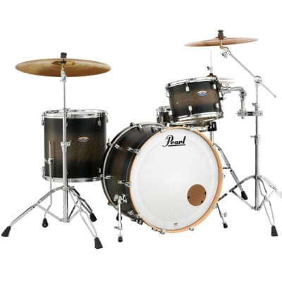 Pearl Decade Maple 18"x14"Bass Drum w/BB300 WHITE SATIN PEARL DMP1814B/C229 image 2