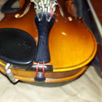 Suzuki Etude Knilling 220 size 1/16 violin, Japan, Very Good Condition, w Case & Bow image 10