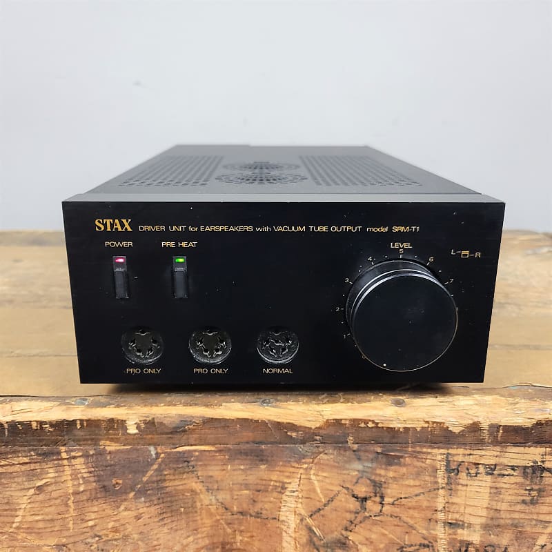 Stax SRM-T1 Headphone preamp driver with Vacuum Tube Output