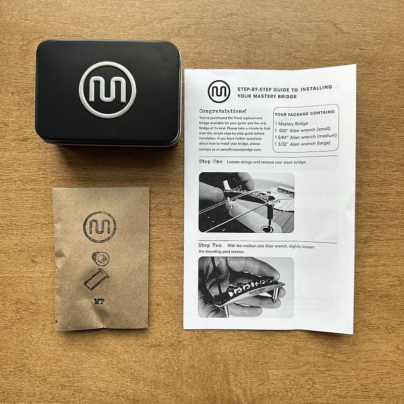 Mastery M1 Bridge Kit 2022 + MT Thimbles Reverb