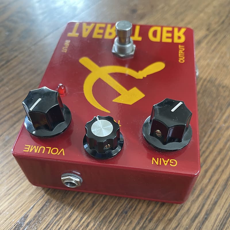 Smart People Factory Red Threat Distortion Pedal | Reverb