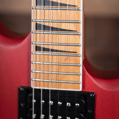 Jackson JS Series Dinky™ Arch Top JS24 DKAM, Caramelized Maple Fingerboard, Red Stain image 6