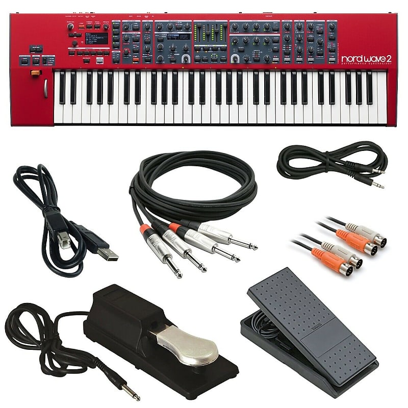 Nord Wave 2 Performance Synthesizer with FREE cables/pedals image 1