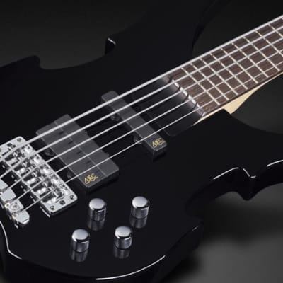 Warwick RockBass Vampyre, 5-String - Solid Black High Polish for sale