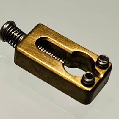 Brass Saddles KEYHOLE Killer Guitar Components 53mm image 3