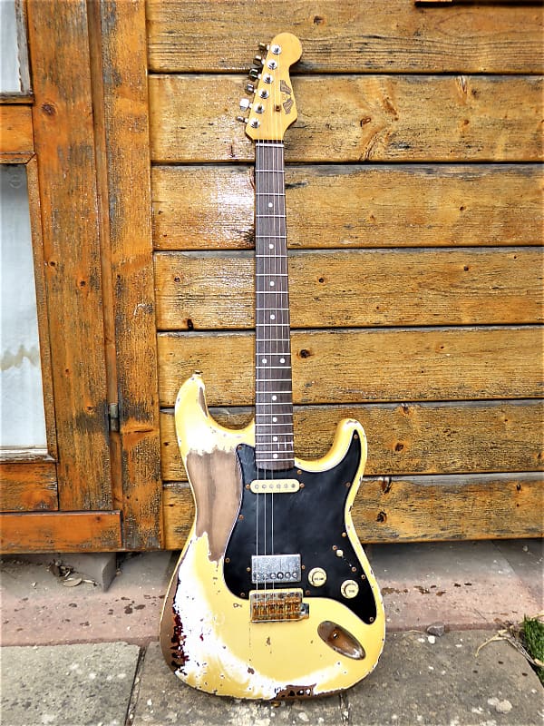 DY Guitars Philip Sayce style relic strat body PRE-BUILD ORDER image 1