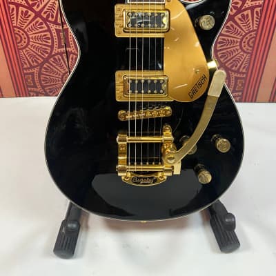 Gretsch G5320T Jet Special Edition Black Gold with Bigsby & Case (Used) image 1