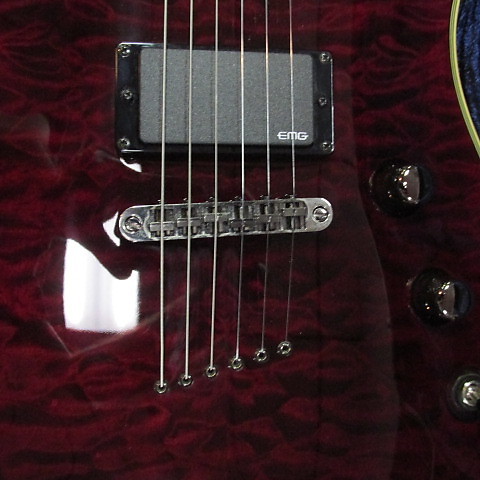 シェクター　ヘルレイザー　EMG Schecter Hellraiser Special Avenger Black Cherry Flametop