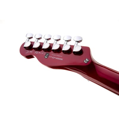 Fender Jim Adkins JA-90 Telecaster Thinline - Crimson Red Transparent image 8