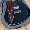 Reverend Double Agent W  in Midnight Black - lefty - left handed!