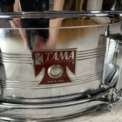 Tama Swingstar 5x14 Red T Badge Snare Drum image 2