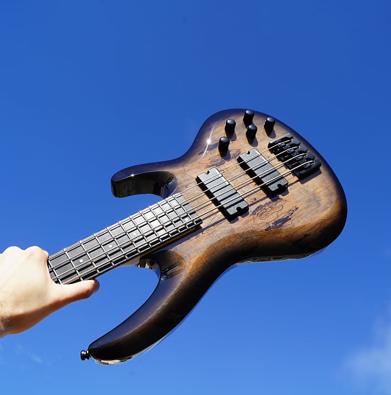 ESP BTL-4 - Black Natural Burst 4-String Electric Bass Guitar w/ Case (2024) image 1