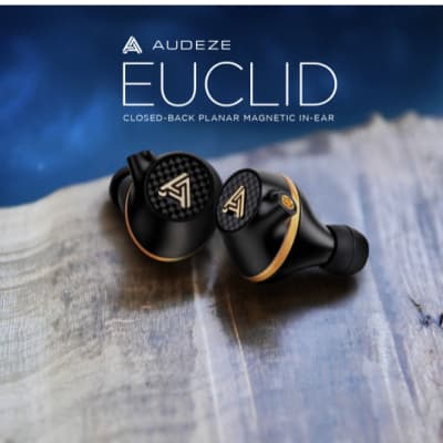 Audeze Euclid Closed Back Planar Magnetic In-Ear 2021 Matte Black Aluminum image 5