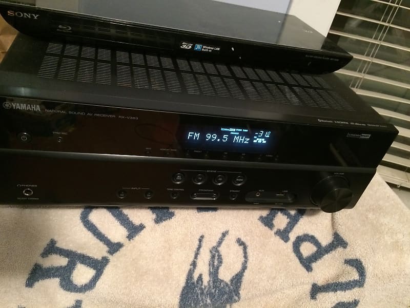 Yamaha RX-V383 Black | Reverb