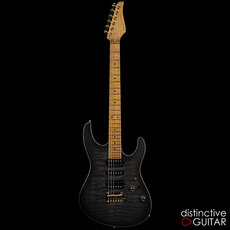 Suhr Modern Custom - Trans Black Burst | Reverb