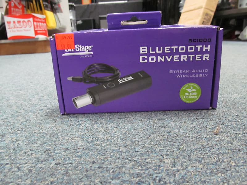 OnStage BC1000 XLR Bluetooth Converter Reverb