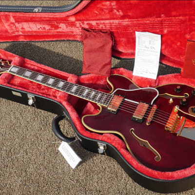 Video! 2021 Gibson Custom Shop Chuck Berry 70's ES-355 Aged - Wine Red image 25