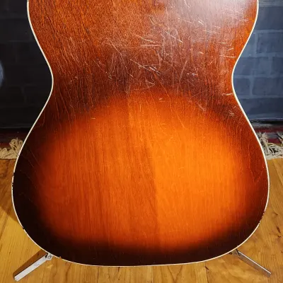 Vintage Barclay Acoustic Guitar 1969 Sunburst image 17