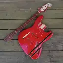 Vintage 1965 Fender Jazz Bass Project w/ Gig Bag! Termite, Luthier Special! Candy Apple Red!
