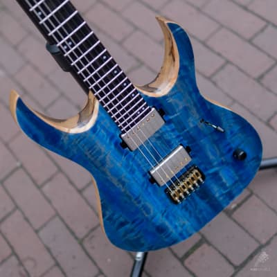 Mayones Duvell Elite 6 in Light Blue Spirit Gloss image 4